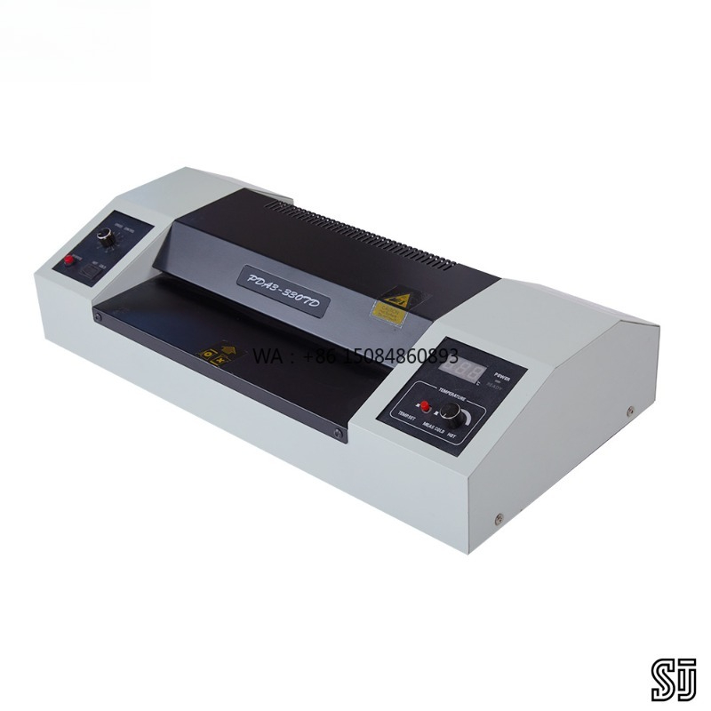 Document Laminator Pouch - 헤비듀티 4롤 열냉 파우치 라미네이터, 속도
