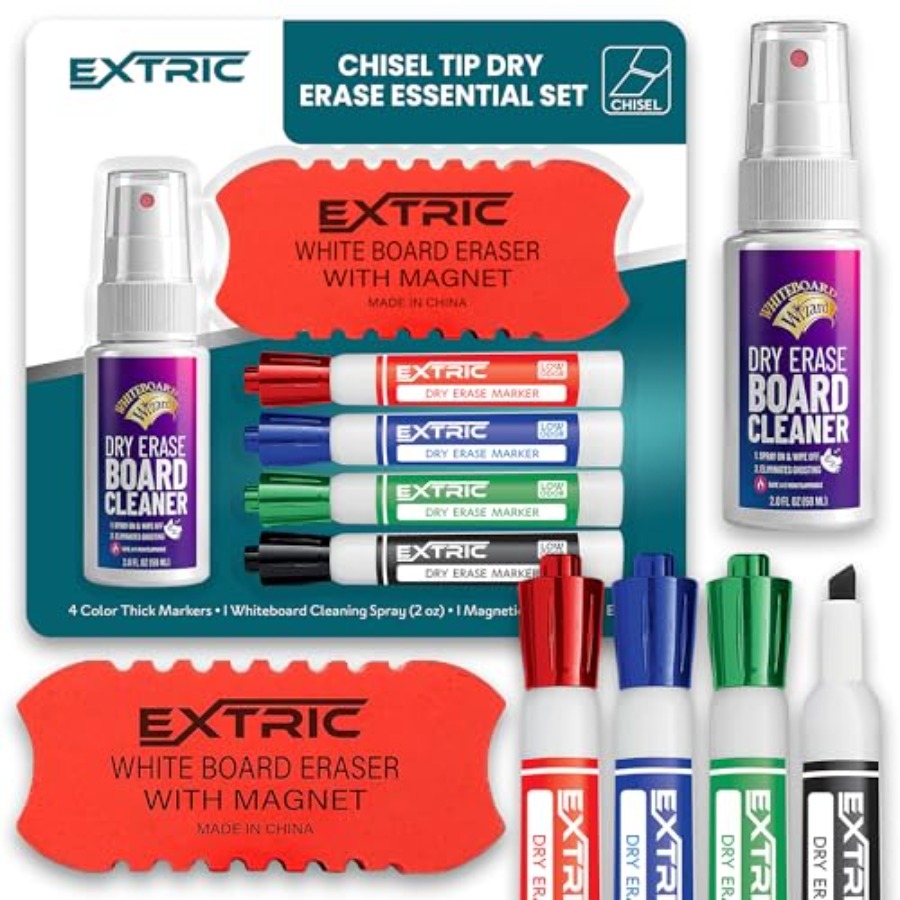 Whiteboard Marker Set - 건식 지우개 마커 세트, 화이트보드 마커