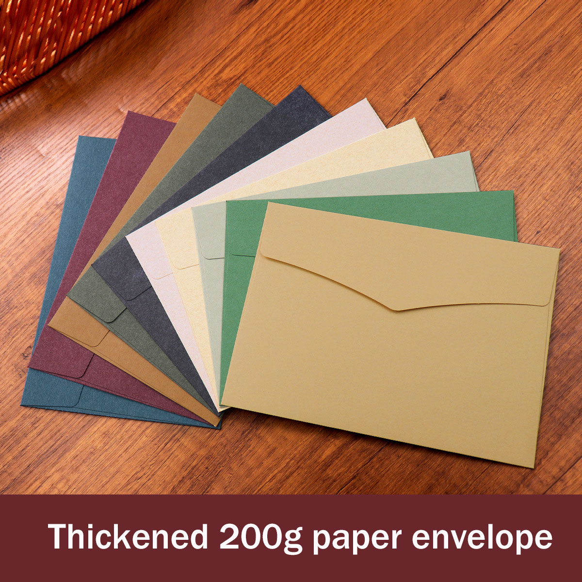 Letter Envelope Kraft - 50 개/몫 23x16.2cm 봉투 고급 200g
