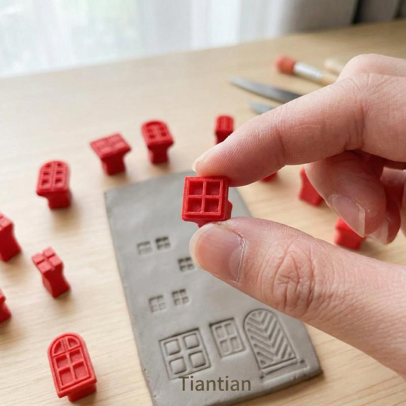 25개 플라스틱 클레이 스탬프 및 몰딩 키트 (창문 패 - Wax Seal Stamp Kit 리뷰 및 가격