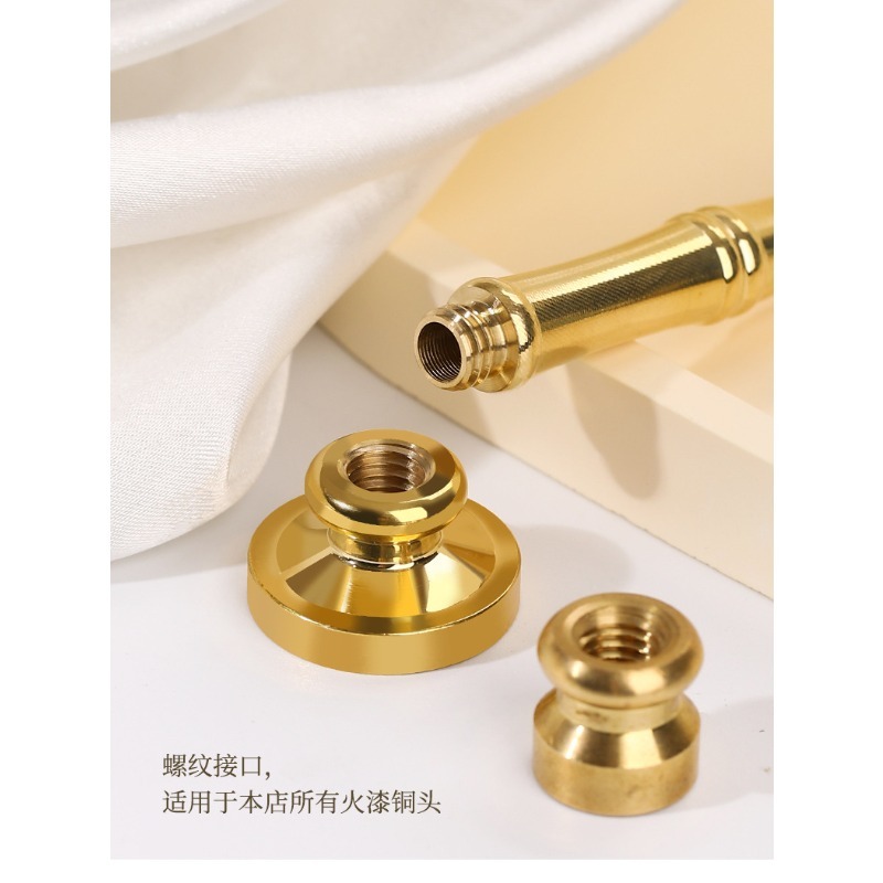 대나무 모양 황동 스탬프 손잡이 DIY 씰 헤드 도구  - Wax Seal Stamp Kit 리뷰 및 가격