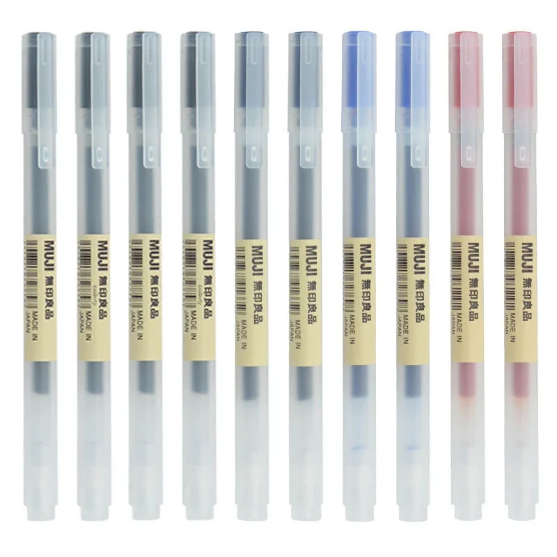 10-30 개/대 0.38/0.5mm 젤 펜 검정/파랑 - Stationery Supply Business 리뷰 및 가격