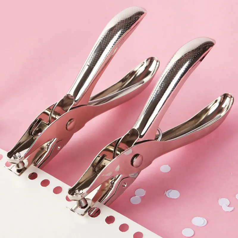 금속 3/6mm 원형 구멍 단일 구멍 휴대용 펀칭기,  - Paper Punch 3 Hole 리뷰 및 가격