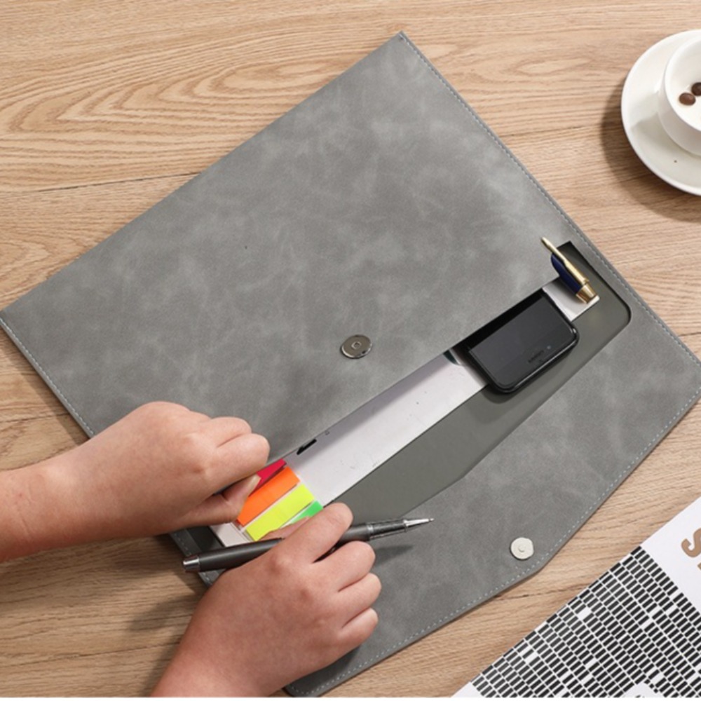 파일 가방 PU 가죽 아카이브 폴더 보관 봉투 가방 노 - Is Stationery Office Supply 리뷰 및 가격